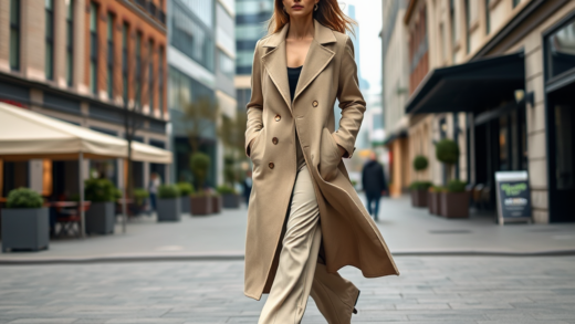 enlightennext.de | Comment opter pour un look décontracté chic avec un manteau et un pantalon large ?